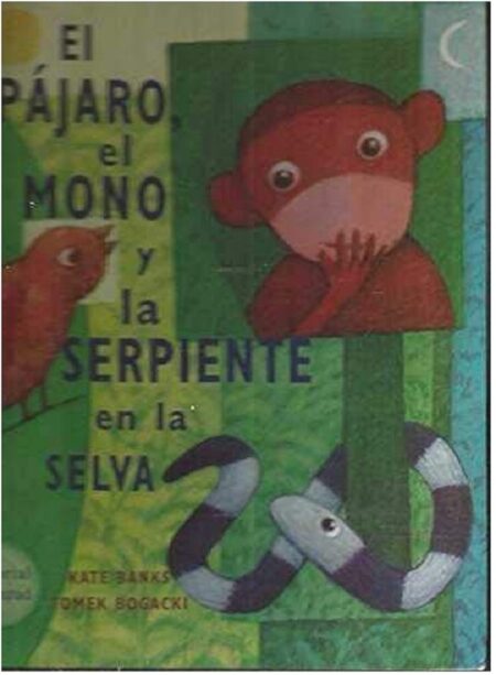 El pájaro, el mono y la serpiente en la selva