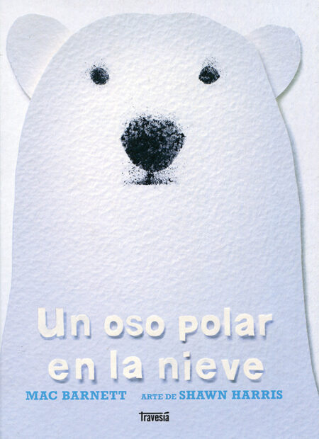 Un oso polar en la nieve